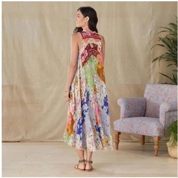 Johnny Was Cosmo Korea Dress with Slip NWT - Picture 2 of 11